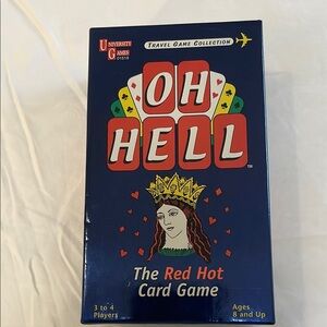 Oh Hell Card Game - Blue and Red